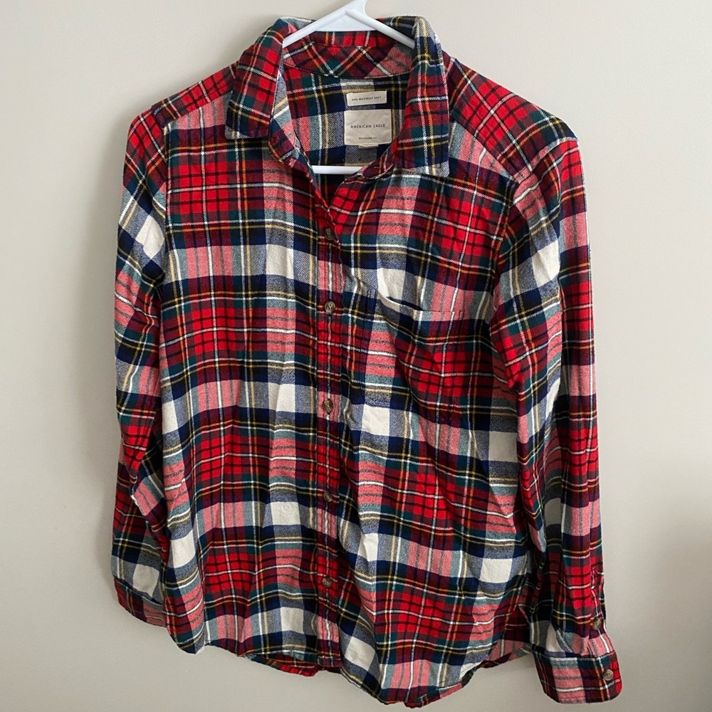 American Eagle Outfitters Plaid Shirt Size Small